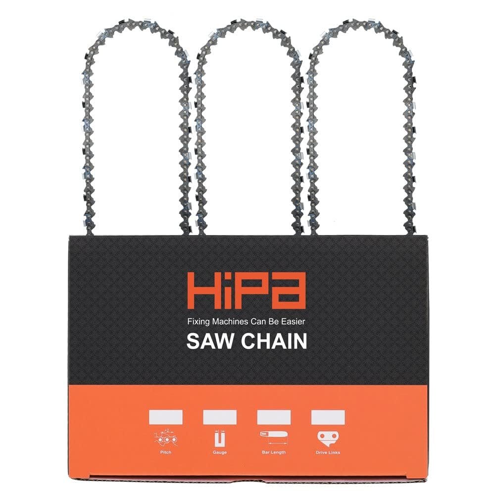 3-Pack 18 Inch Full Chisel MS250 Chain .325 Pitch .063 Guage 68 DL For Stihl MS 250 MS251C MS230 MS210 MS231 MS251 Chainsaw # 22LPX068G