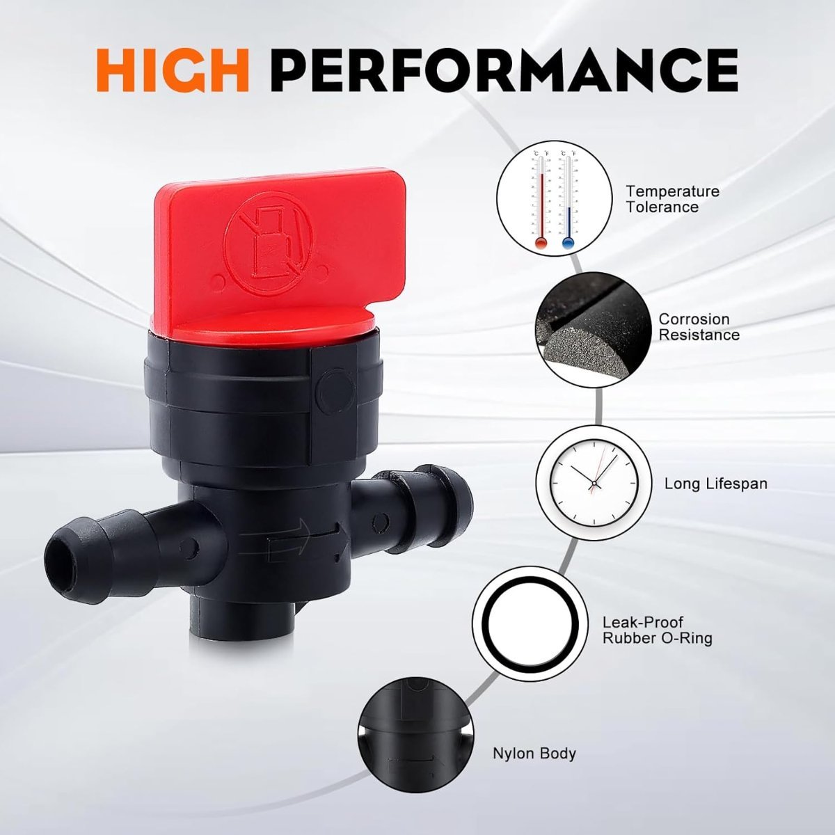 Hipa 494768 698183 Fuel Shut Off Valve for Kawasaki Engine FR691V John Deere D100 D105 D110 D120 D125 D130 D140 D150 D155 D160 D170 Lawn Tractor - Image 4